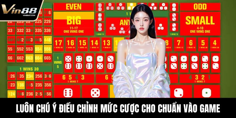 Xóc Đĩa Gái Xinh – Game Cược Hấp Dẫn, Chuyên Nghiệp 4 Luôn chú ý điều chỉnh mức cược cho chuẩn vào game