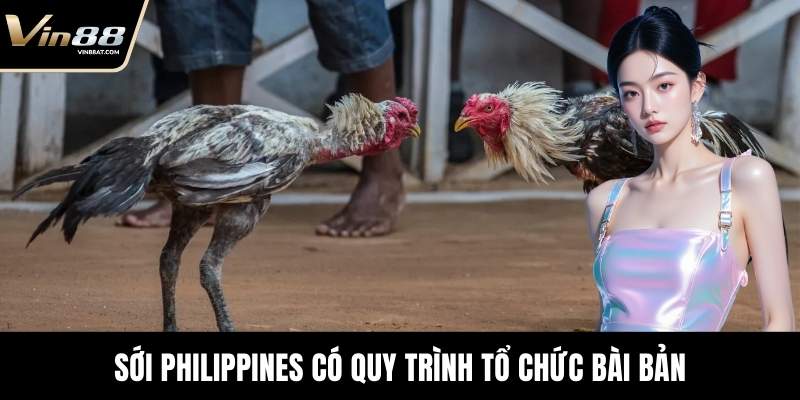 Sới Philippines có quy trình tổ chức bài bản